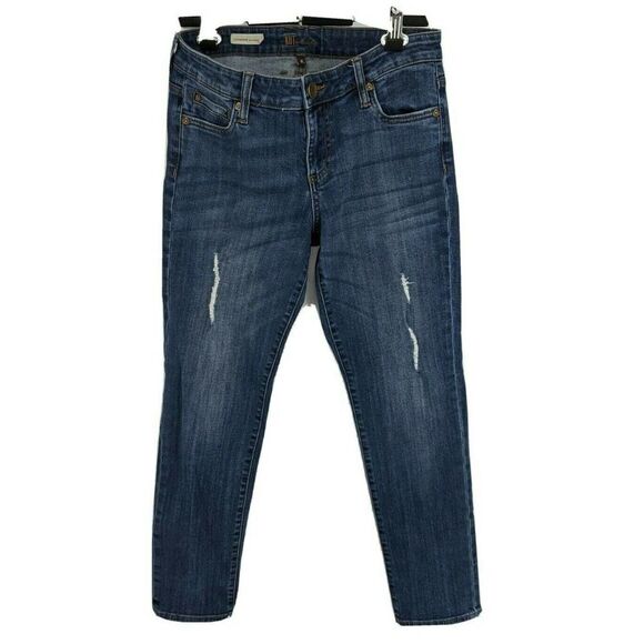 Kut FT KlothCatherine Boyfriend Distressed Jeans - Picture 1 of 12